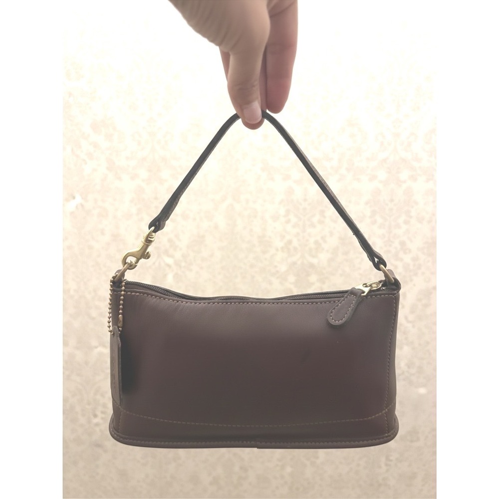 Vintage 2000 Coach Demi 9541 Brown Leather Y2K Shoulder Bag